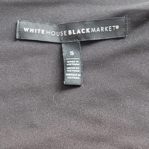 WHBM Long Sleeve Cinch Waist Button Front Blouse Size S - Picture 3 of 10